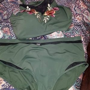 3X High waist 2 piece